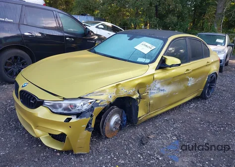 2016 BMW M3 from USA, damaged, VIN WBS8M9C59G5E68255